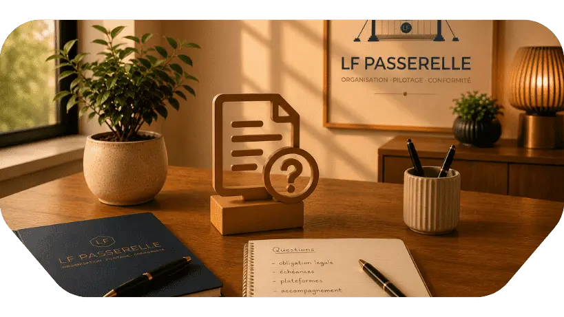 Espace de travail LF Passerelle pour l'analyse de conformité et l'accompagnement à la facturation électronique